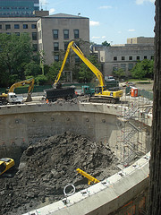 Mansueto Library, under construction