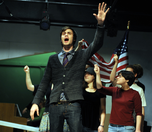 Lucas Whitehead in Urinetown